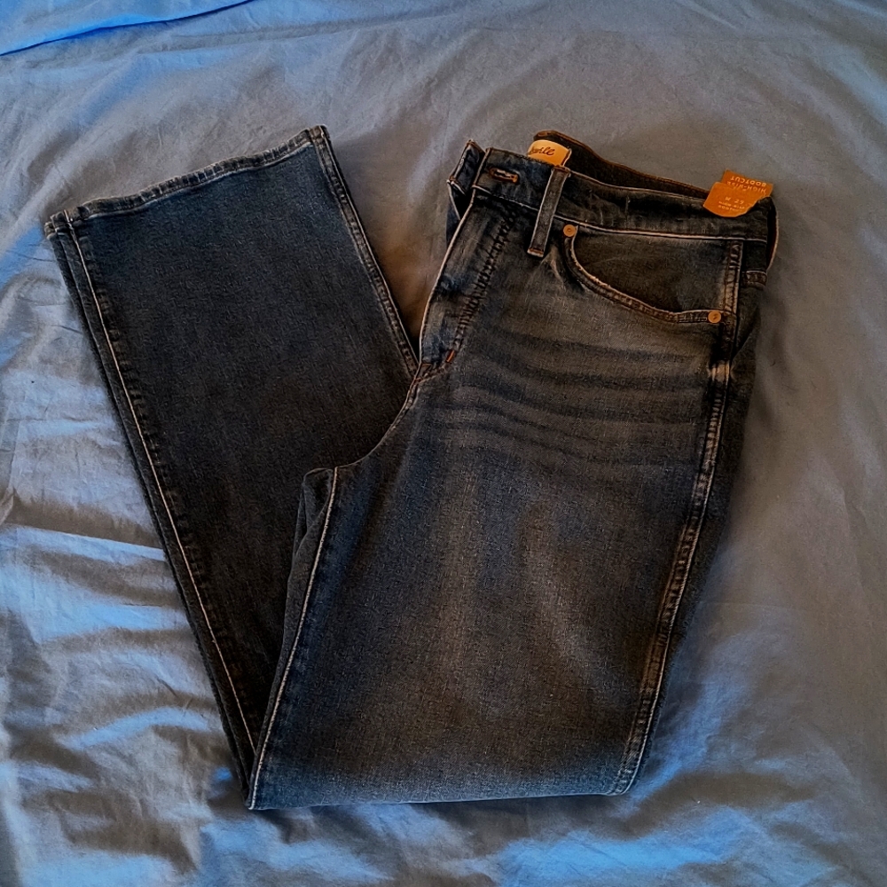 Madewell High Rise Bootcut Sz 29 NWT